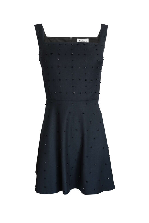 Blissma crystal-embellished mini dress