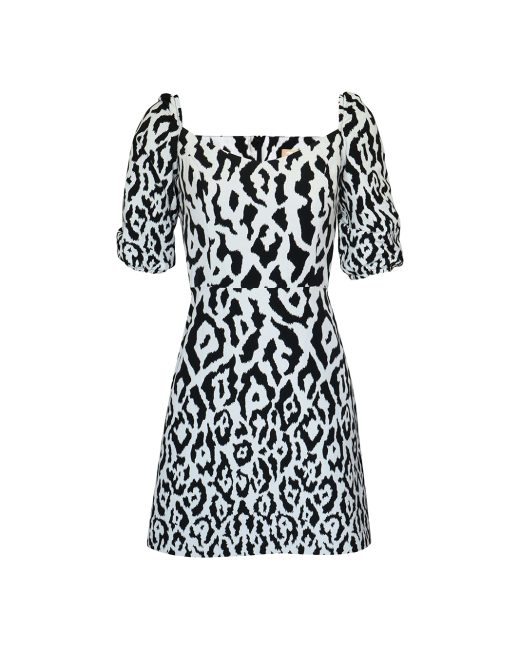 Ciana mini dress from french jacquard