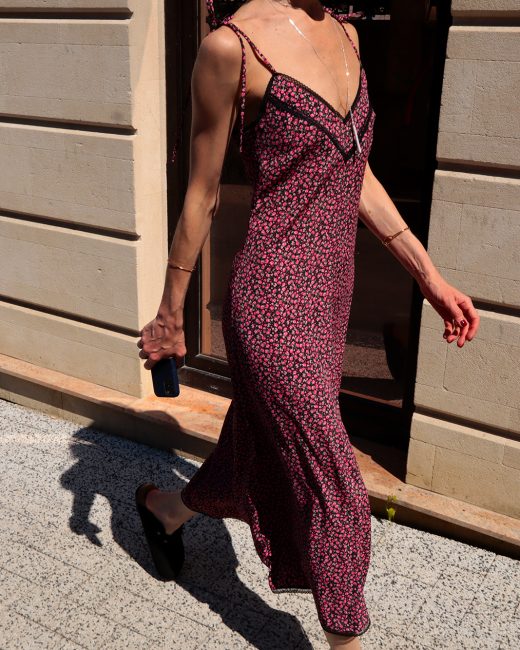 Adan viscose midi dress