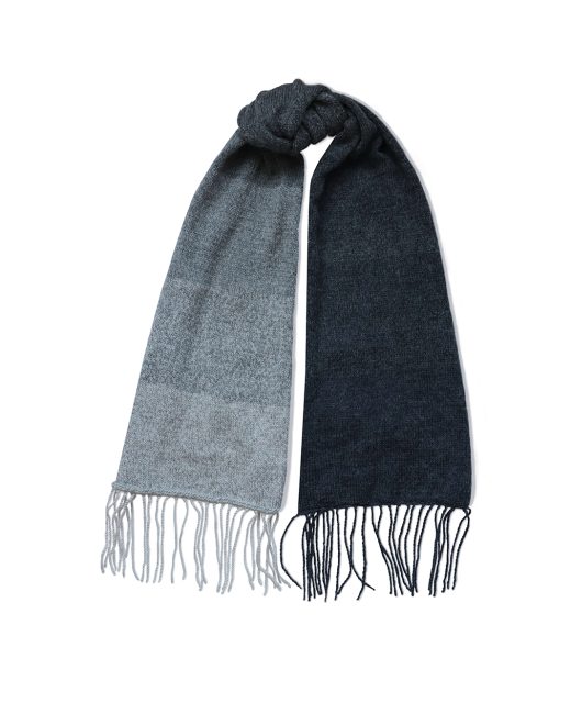 Josephine handknit fringed alpaca blend scarf