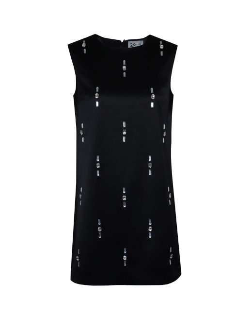 Alaia crystal hand-embellished mini dress