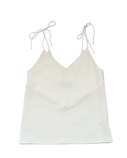 Acne V-cut spaghetti straps camisole