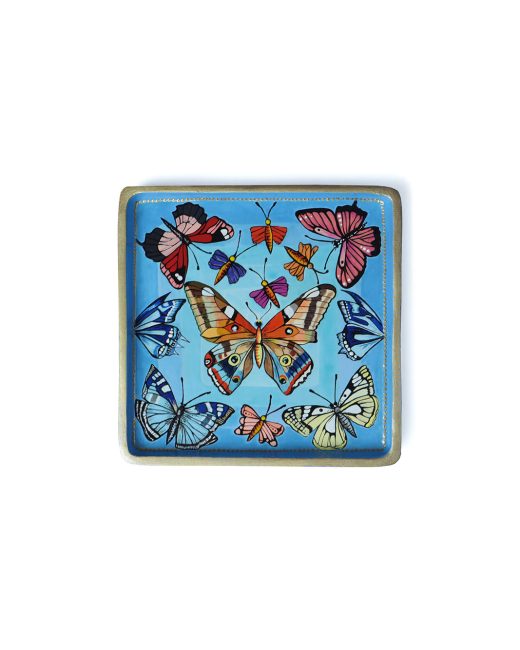 Butterfly Clay Jewelry Handcrafted Tray