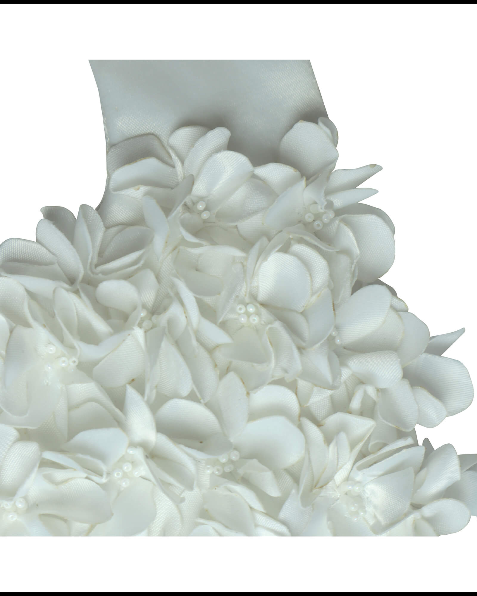 Bellini Hand-Embellished Satin Mini Wristlet Pouch - Image 5