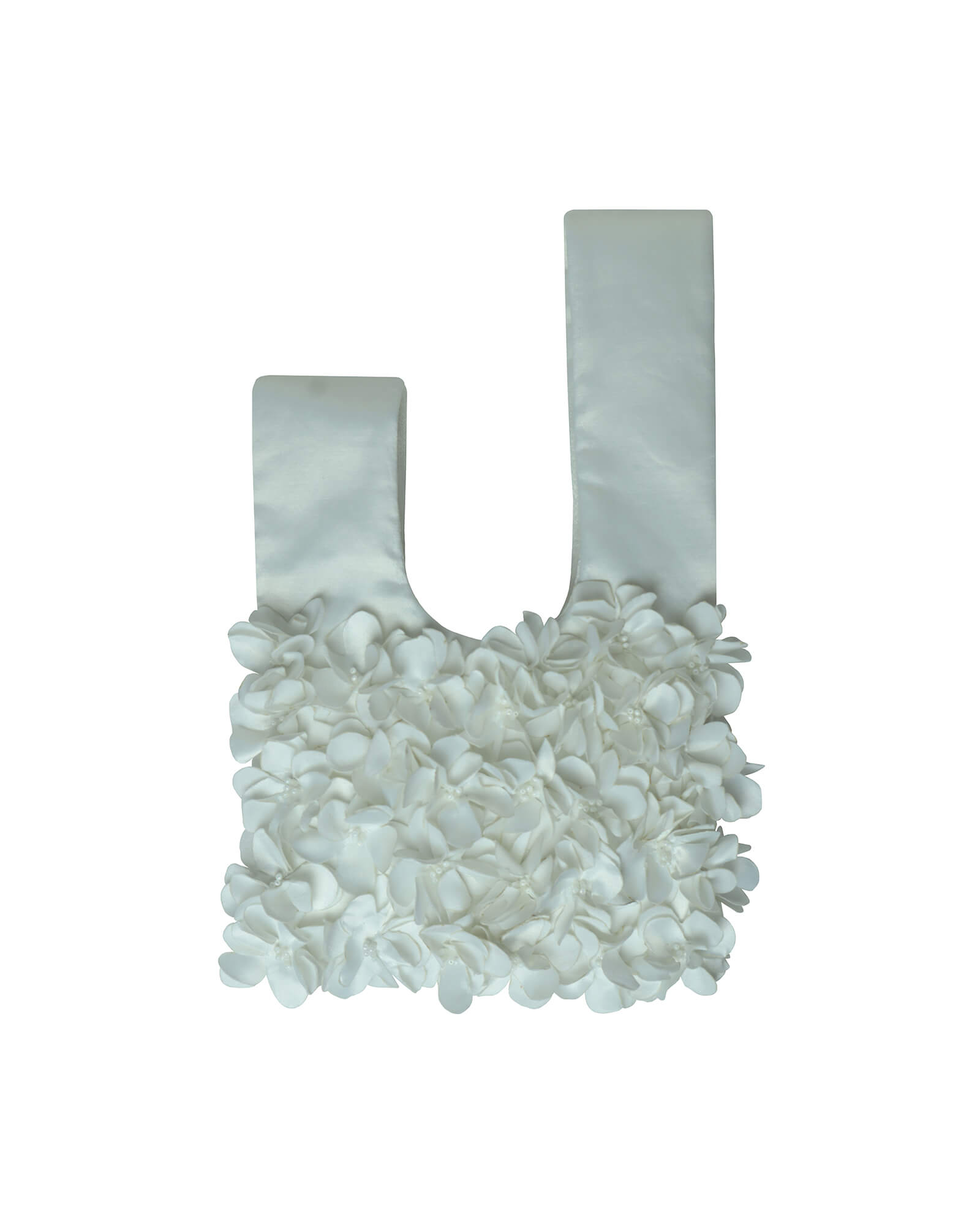 Bellini Hand-Embellished Satin Mini Wristlet Pouch - Image 3