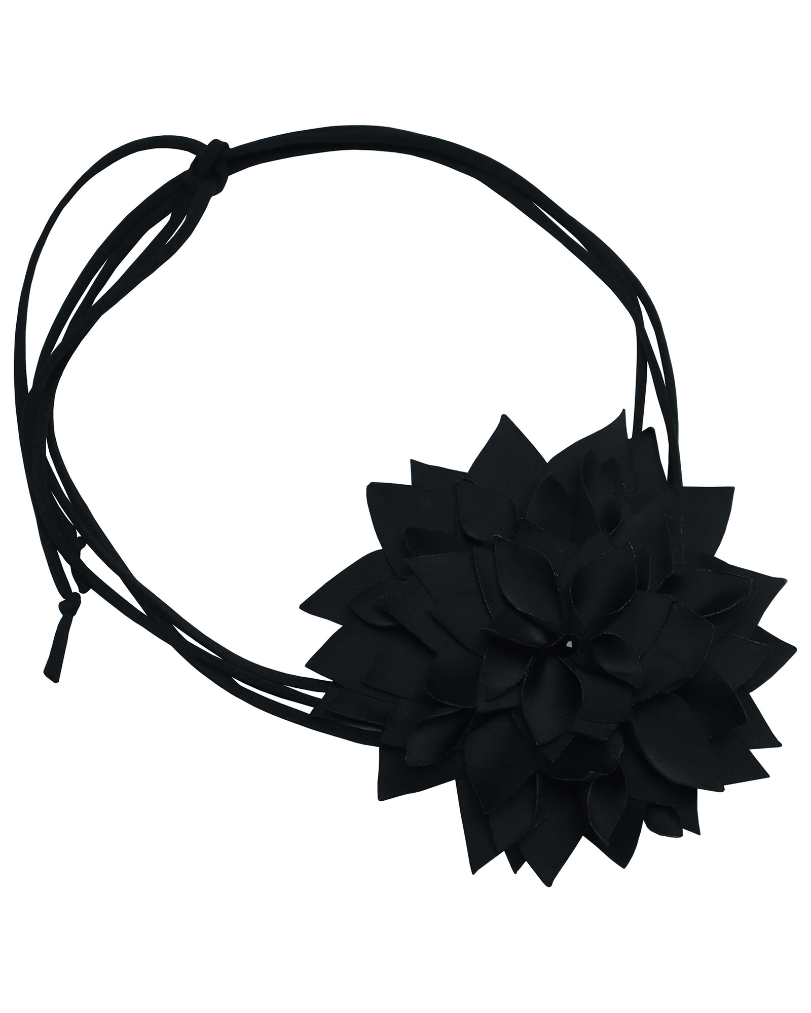 Astra Floral Satin Handcrafted Choker - Image 4